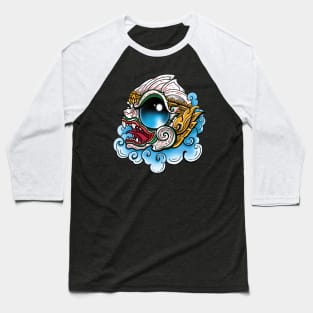 Hanuman Black Baseball T-Shirt